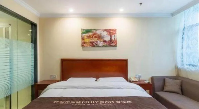 Bed in GreenTree Inn Wuhu Fangte Second Phase Nanxiang Wanshang Express Hotel