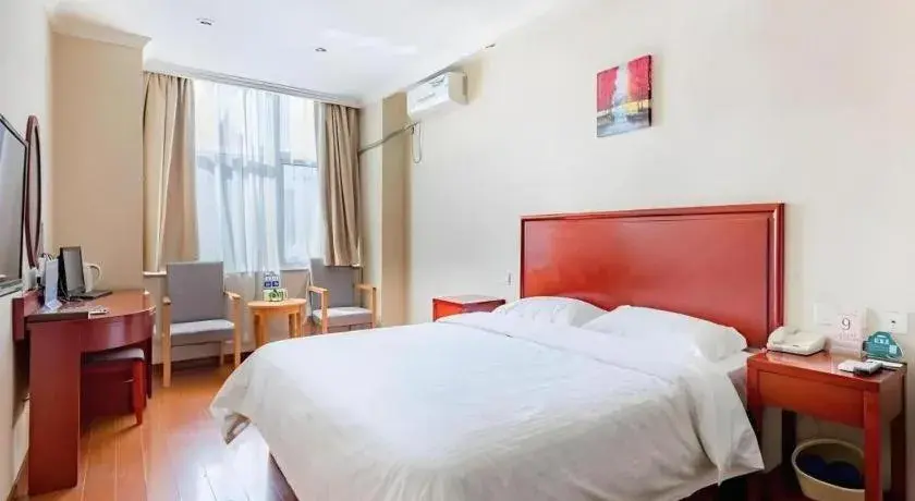 Bed in GreenTree Inn Langfang GuanGYAng District GuanGYAng Road City Government Express Hotel Bed in GreenTree Inn Langfang GuanGYAng District GuanGYAng Road City Government Express Hotel