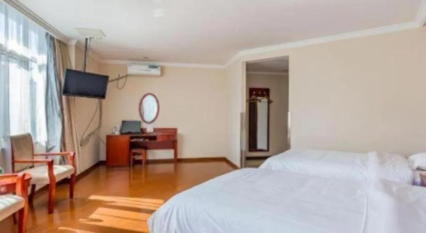 Bed in GreenTree Inn Langfang GuanGYAng District GuanGYAng Road City Government Express Hotel
