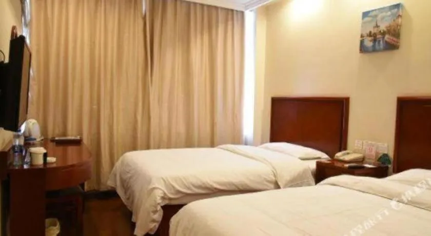 Bed in GreenTree Inn Langfang GuanGYAng District GuanGYAng Road City Government Express Hotel