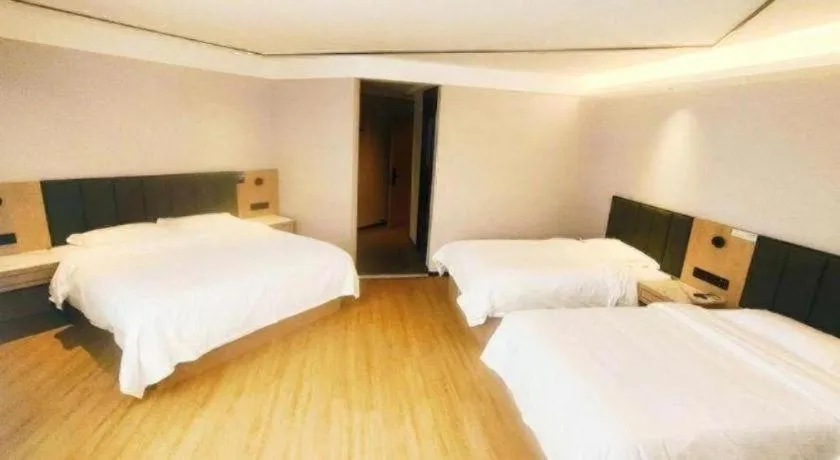 Bed in GreenTree Inn Langfang GuanGYAng District GuanGYAng Road City Government Express Hotel