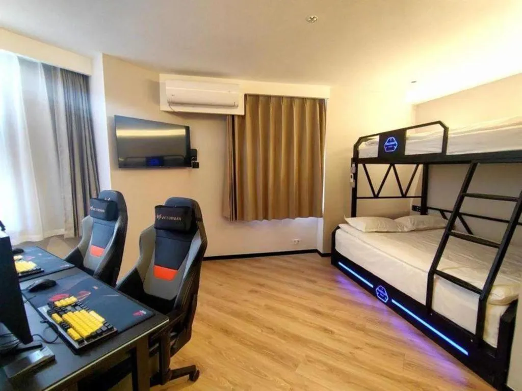 Bed in GreenTree Inn Langfang GuanGYAng District GuanGYAng Road City Government Express Hotel