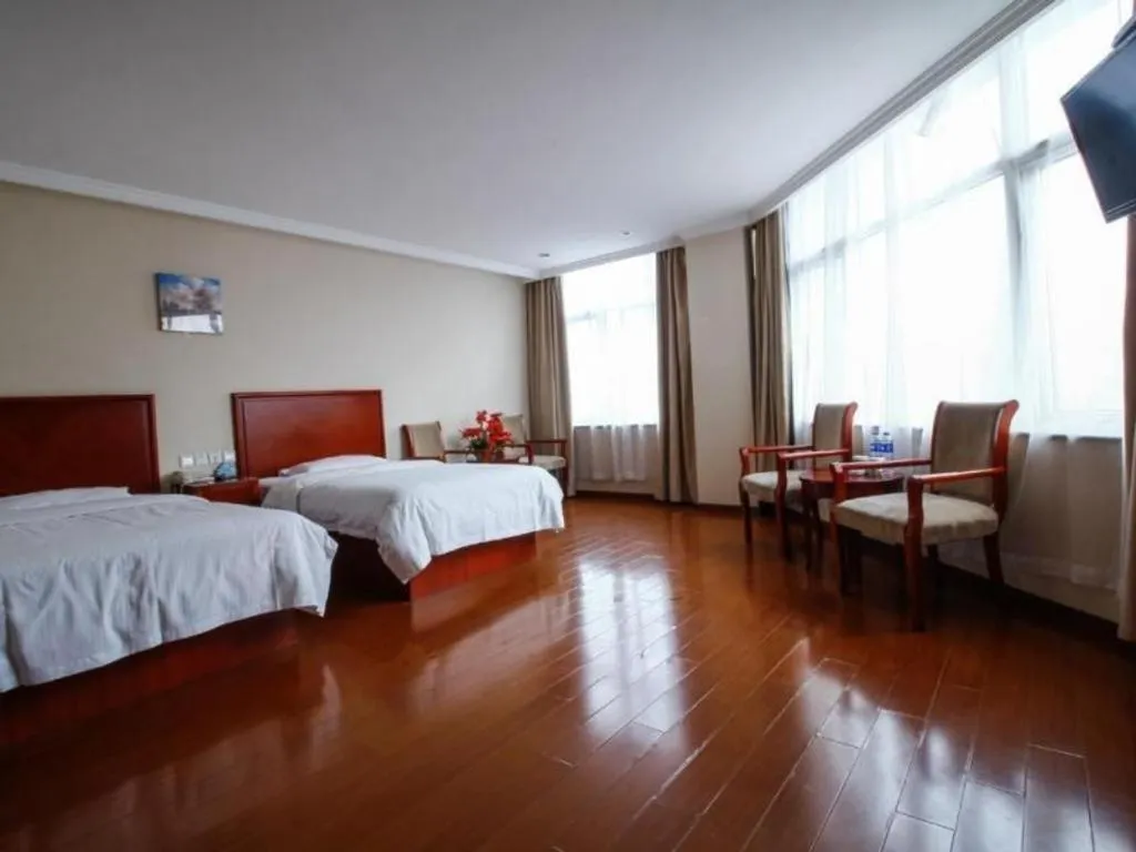 Bed in GreenTree Inn Langfang GuanGYAng District GuanGYAng Road City Government Express Hotel