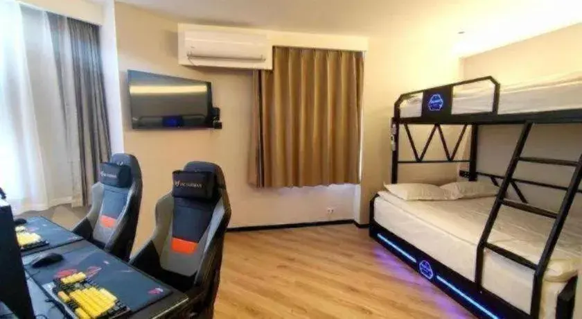 Bed in GreenTree Inn Langfang GuanGYAng District GuanGYAng Road City Government Express Hotel Bed in GreenTree Inn Langfang GuanGYAng District GuanGYAng Road City Government Express Hotel