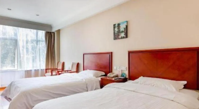 Bed in GreenTree Inn Langfang GuanGYAng District GuanGYAng Road City Government Express Hotel