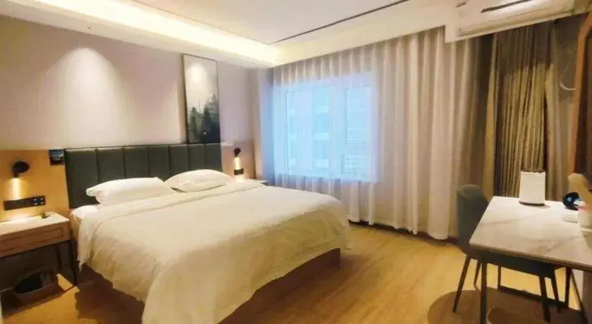 Bed in GreenTree Inn Langfang GuanGYAng District GuanGYAng Road City Government Express Hotel Bed in GreenTree Inn Langfang GuanGYAng District GuanGYAng Road City Government Express Hotel