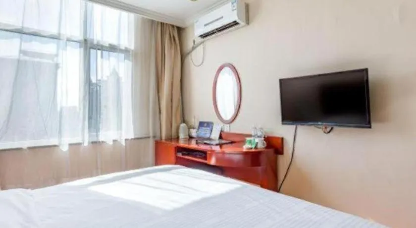 Bed in GreenTree Inn Langfang GuanGYAng District GuanGYAng Road City Government Express Hotel