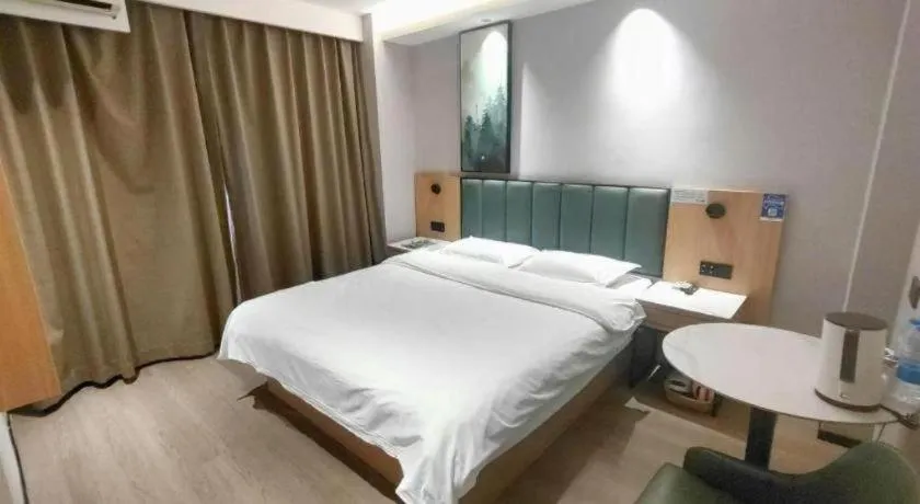 Bed in GreenTree Inn Langfang GuanGYAng District GuanGYAng Road City Government Express Hotel