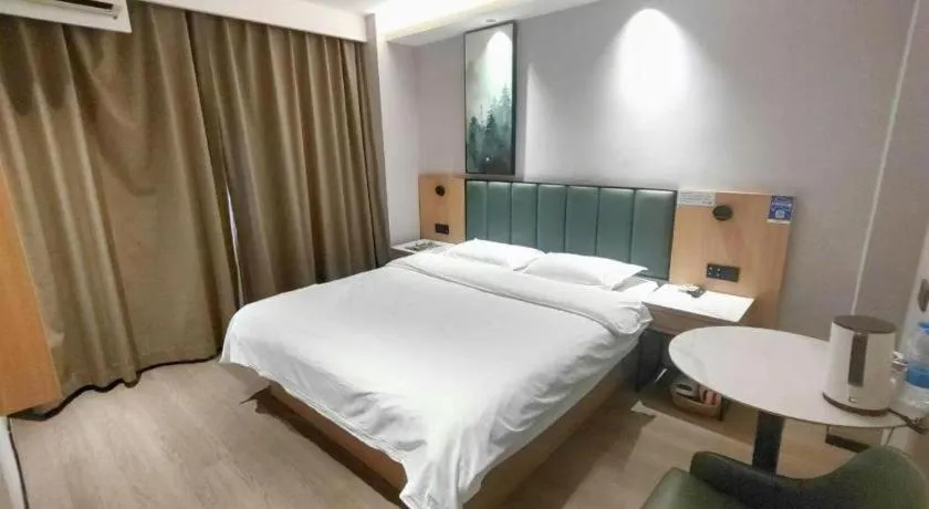 Bed in GreenTree Inn Langfang GuanGYAng District GuanGYAng Road City Government Express Hotel