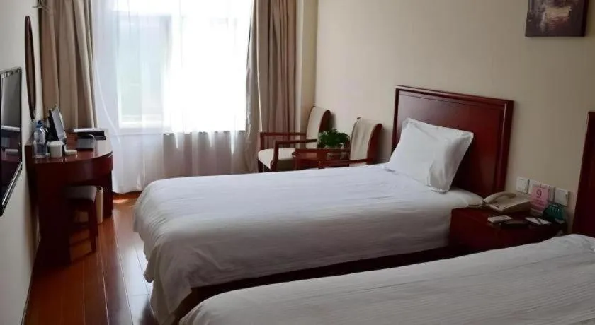 Bed in GreenTree Inn Langfang GuanGYAng District GuanGYAng Road City Government Express Hotel