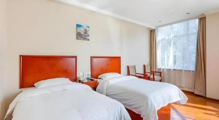 Bed in GreenTree Inn Langfang GuanGYAng District GuanGYAng Road City Government Express Hotel