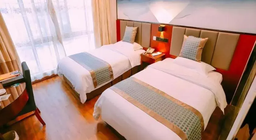 Bed in GreenTree Inn MaAnshan Economic Development District Hongqi South Road Express Hotel Bed in GreenTree Inn MaAnshan Economic Development District Hongqi South Road Express Hotel