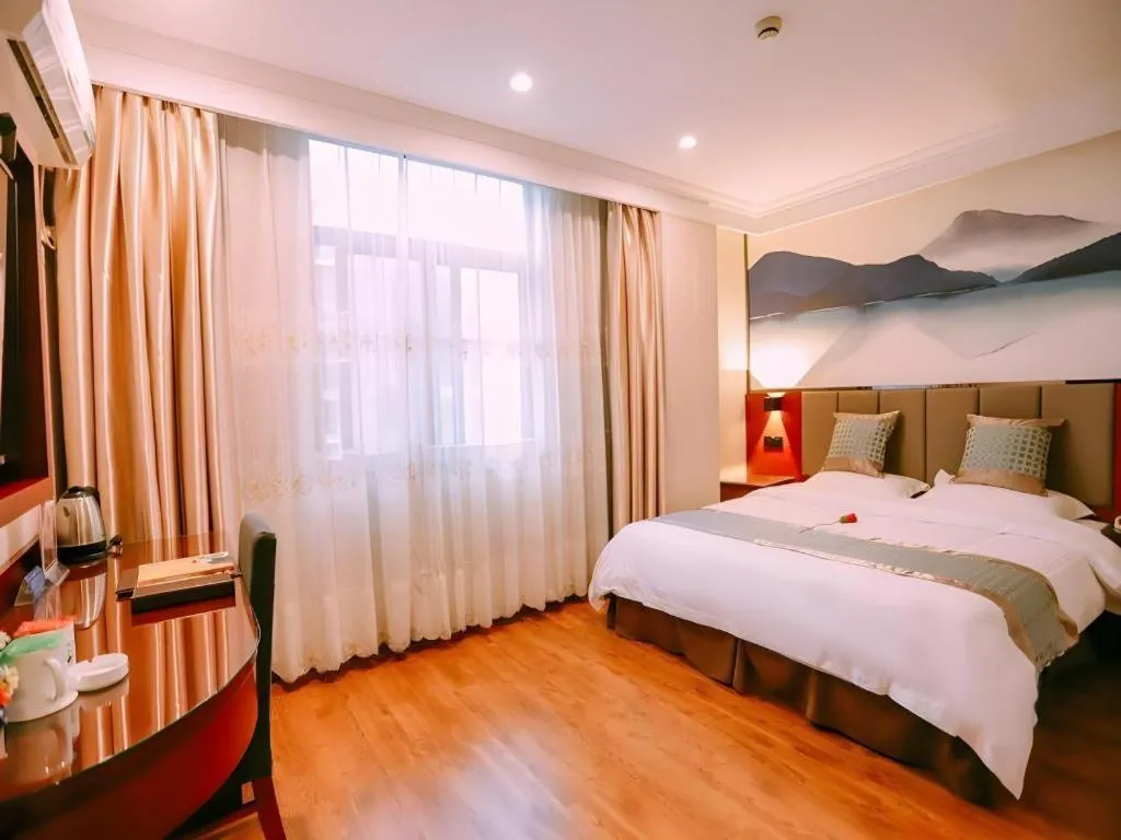 Bed in GreenTree Inn MaAnshan Economic Development District Hongqi South Road Express Hotel