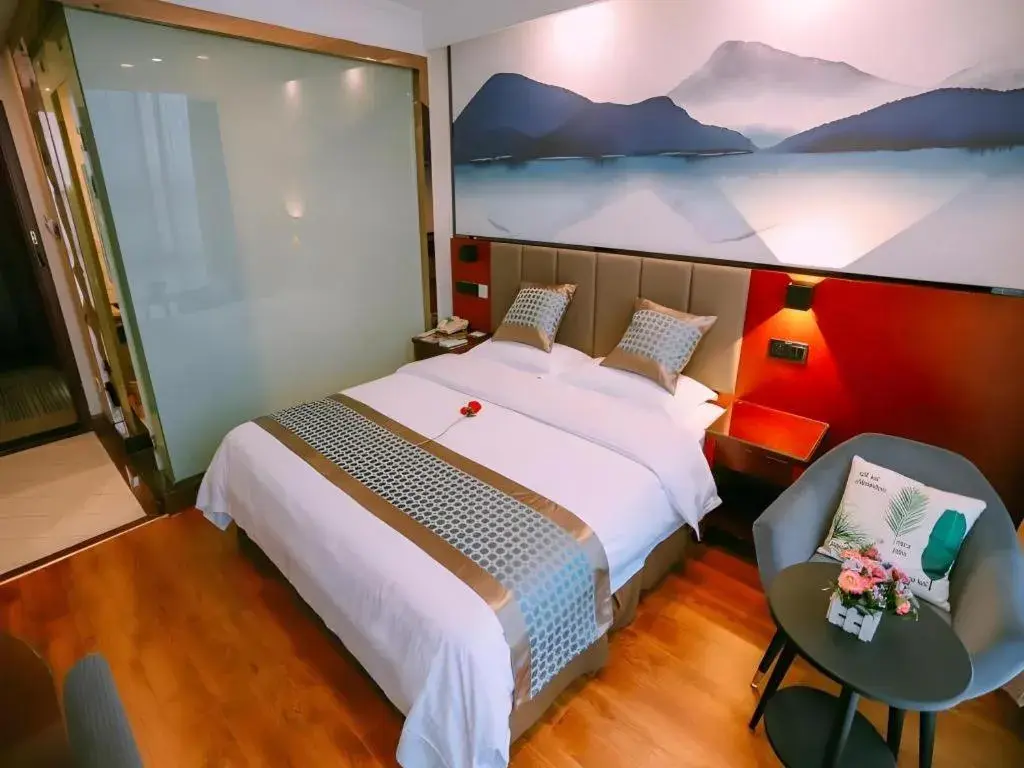 Bed in GreenTree Inn MaAnshan Economic Development District Hongqi South Road Express Hotel Bed in GreenTree Inn MaAnshan Economic Development District Hongqi South Road Express Hotel