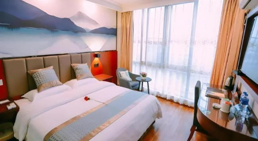 Bed in GreenTree Inn MaAnshan Economic Development District Hongqi South Road Express Hotel