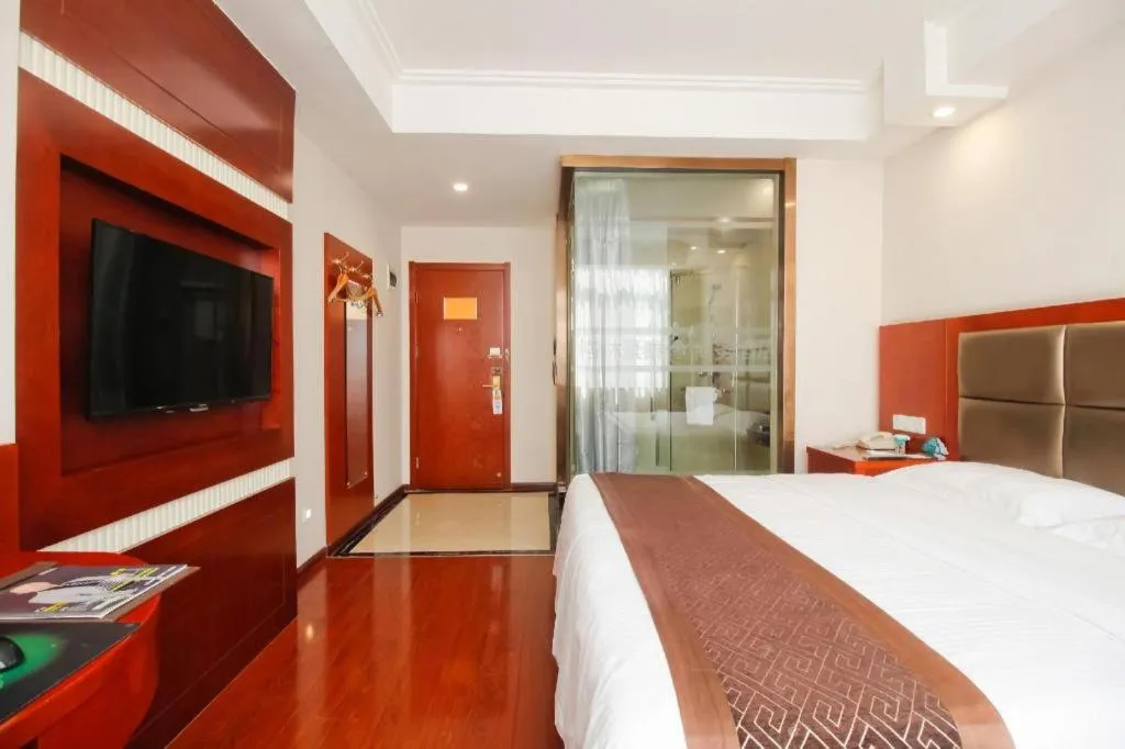 Bed in GreenTree Inn HeFei LongChuan Road South Hefei Railway Station Business Hotel