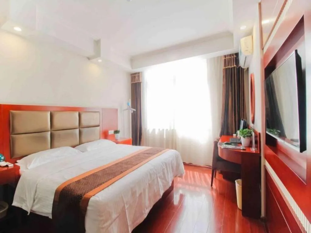 Bed in GreenTree Inn HeFei LongChuan Road South Hefei Railway Station Business Hotel