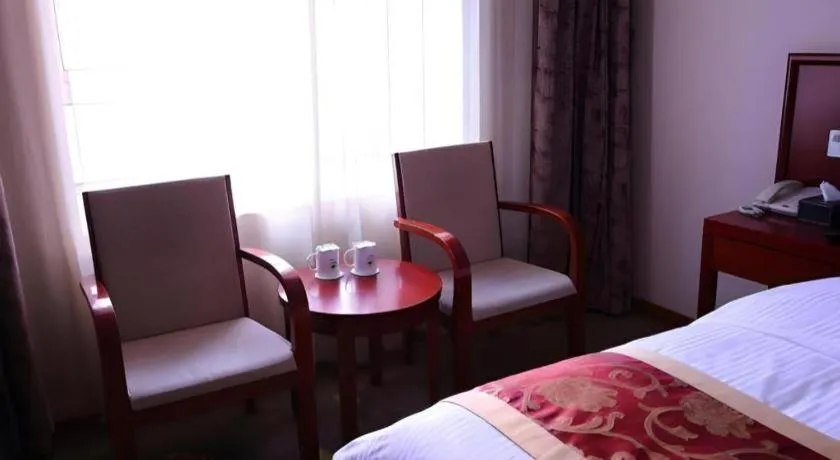 Bed in GreenTree Inn Shanghai Jiading Newtown MaLu Subway Station Business Hotel