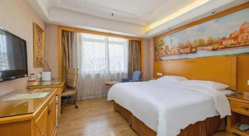 Bed in Vienna International Hotel Lhasa Potala Palace Bed in Vienna International Hotel Lhasa Potala Palace