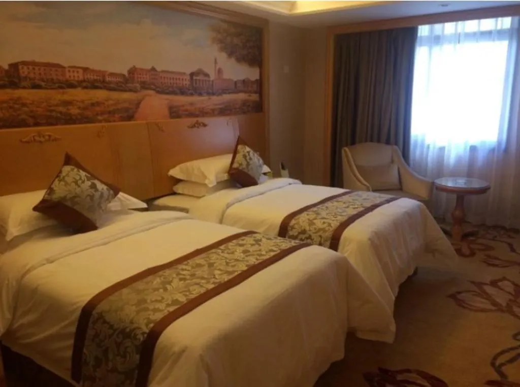 Bed in Vienna International Hotel Lhasa Potala Palace