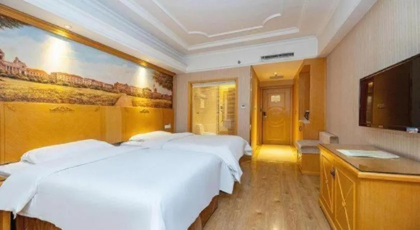 Bed in Vienna International Hotel Lhasa Potala Palace