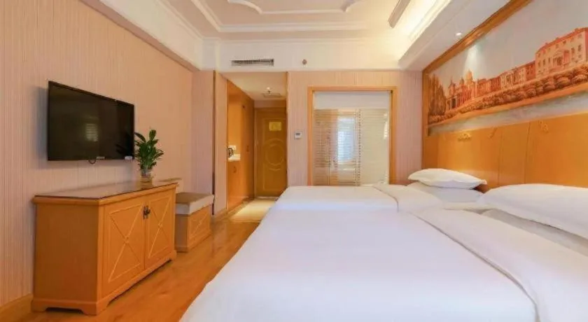 Bed in Vienna International Hotel Lhasa Potala Palace