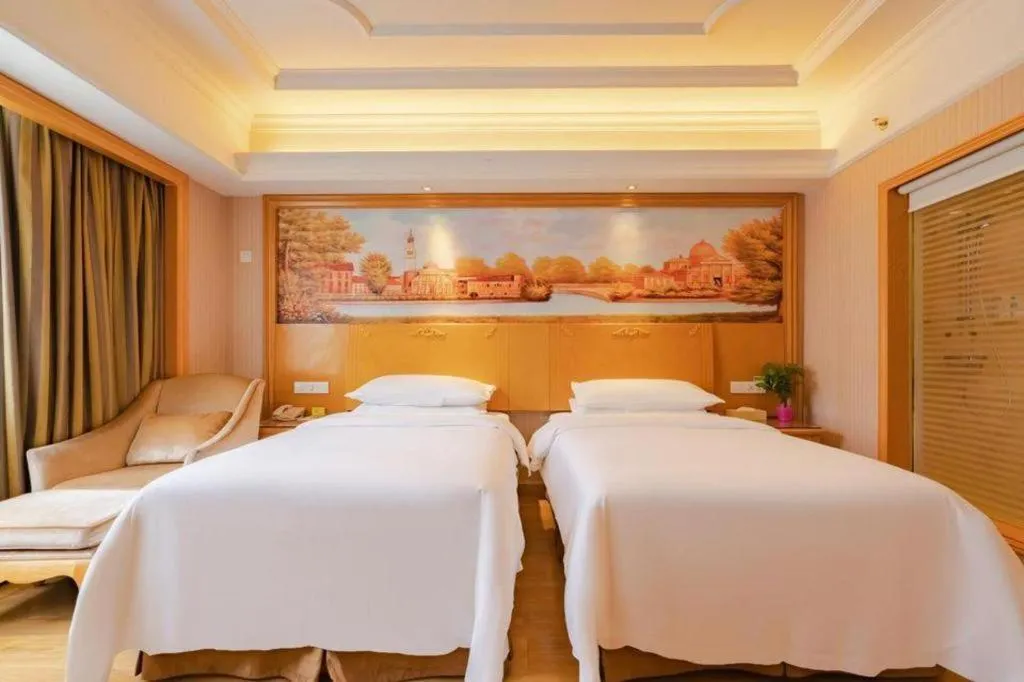 Bed in Vienna International Hotel Lhasa Potala Palace