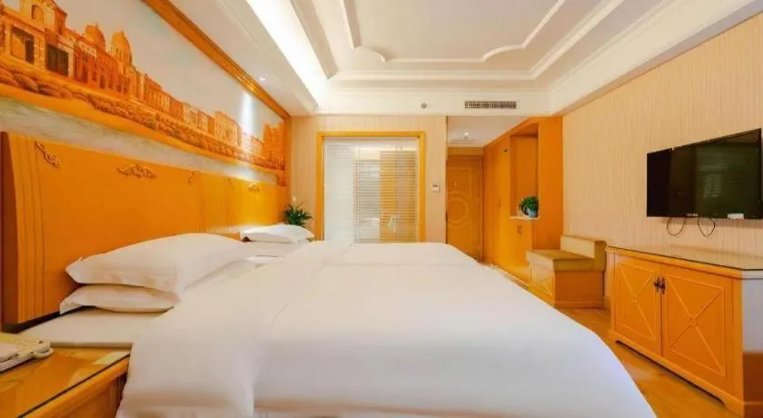 Bed in Vienna International Hotel Lhasa Potala Palace