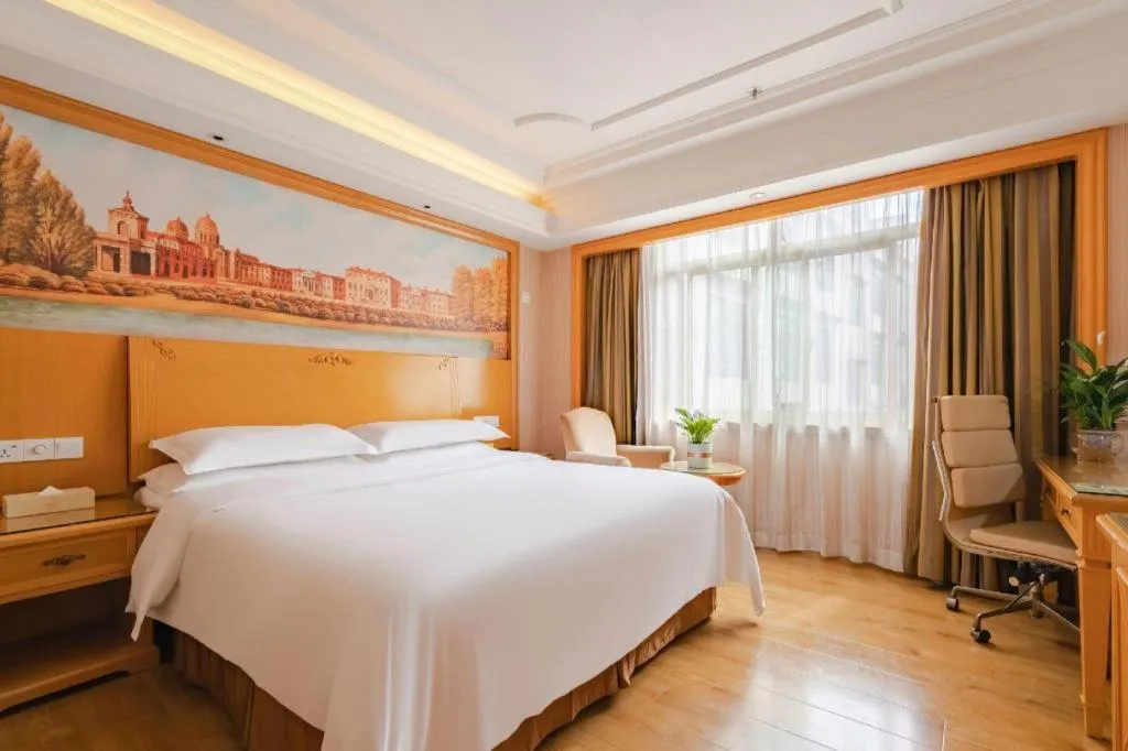 Bed in Vienna International Hotel Lhasa Potala Palace