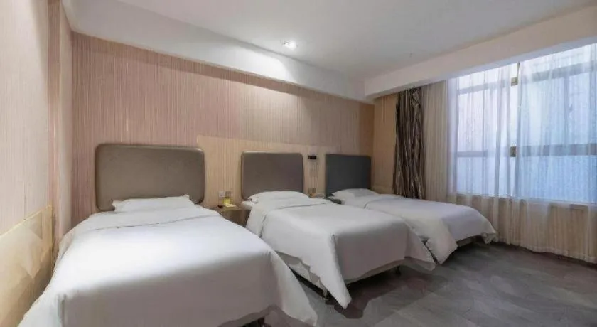 Bed in Vienna International Hotel Lhasa Potala Palace