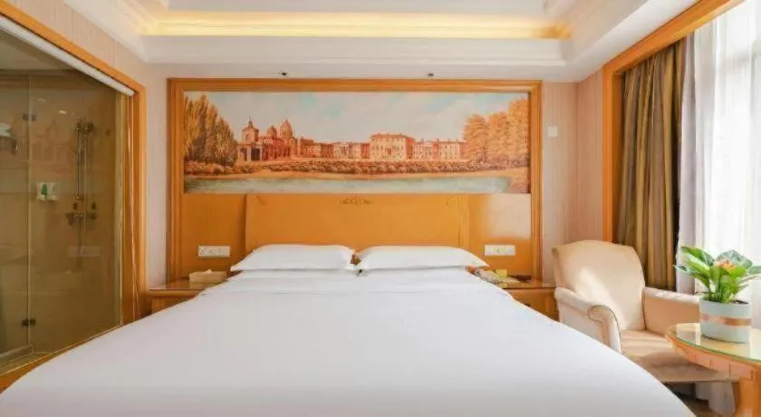 Bed in Vienna International Hotel Lhasa Potala Palace