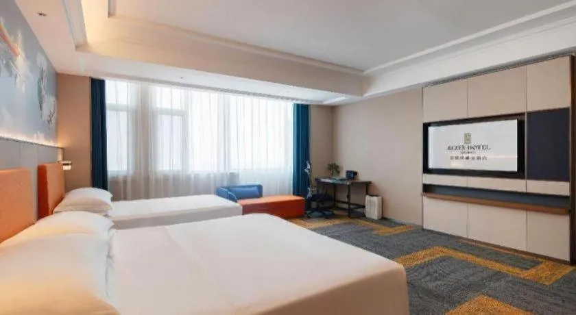 Bed in Vienna Hotel Qingdao Jiaozhou Branch