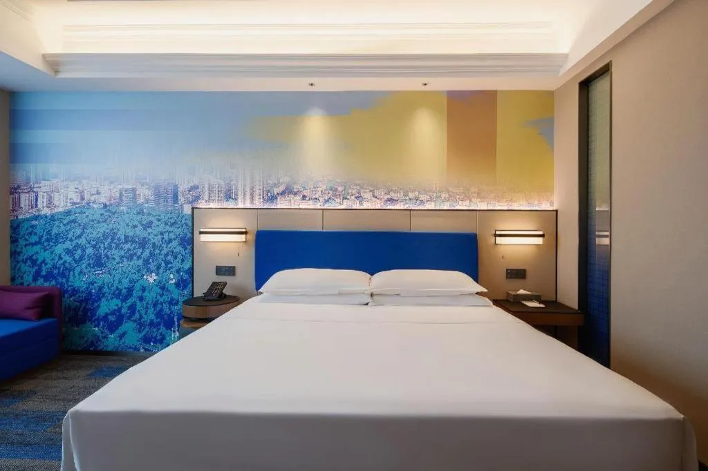 Bed in Vienna Hotel Qingdao Jiaozhou Branch