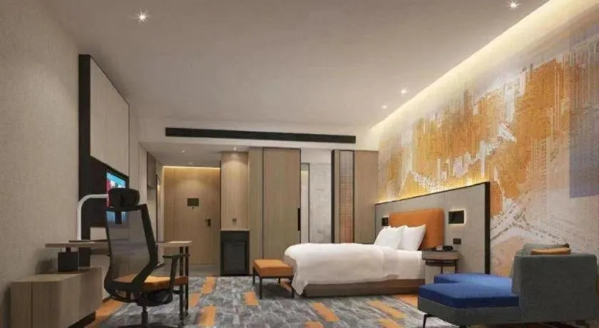 Bed in Vienna Hotel Qingdao Jiaozhou Branch