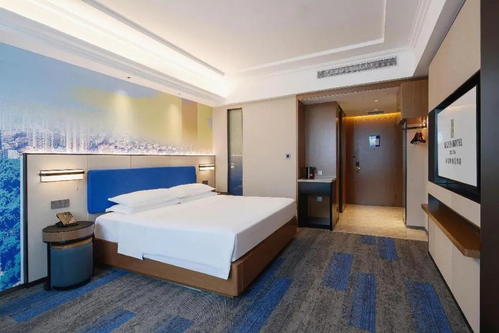 Bed in Vienna Hotel Qingdao Jiaozhou Branch