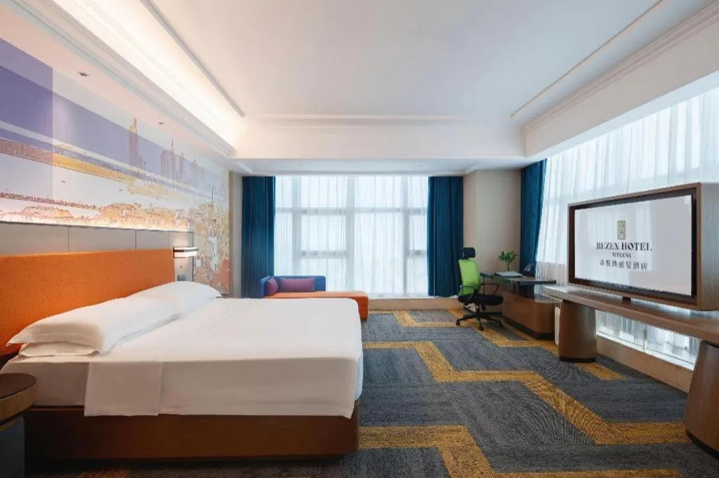 Bed in Vienna Hotel Qingdao Jiaozhou Branch