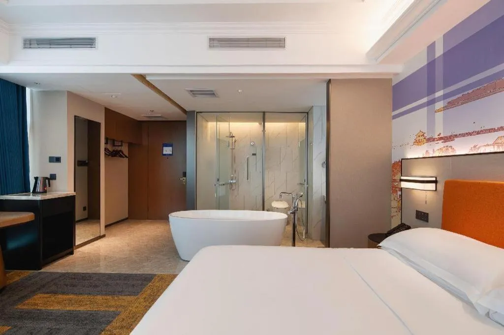 Bed in Vienna Hotel Qingdao Jiaozhou Branch