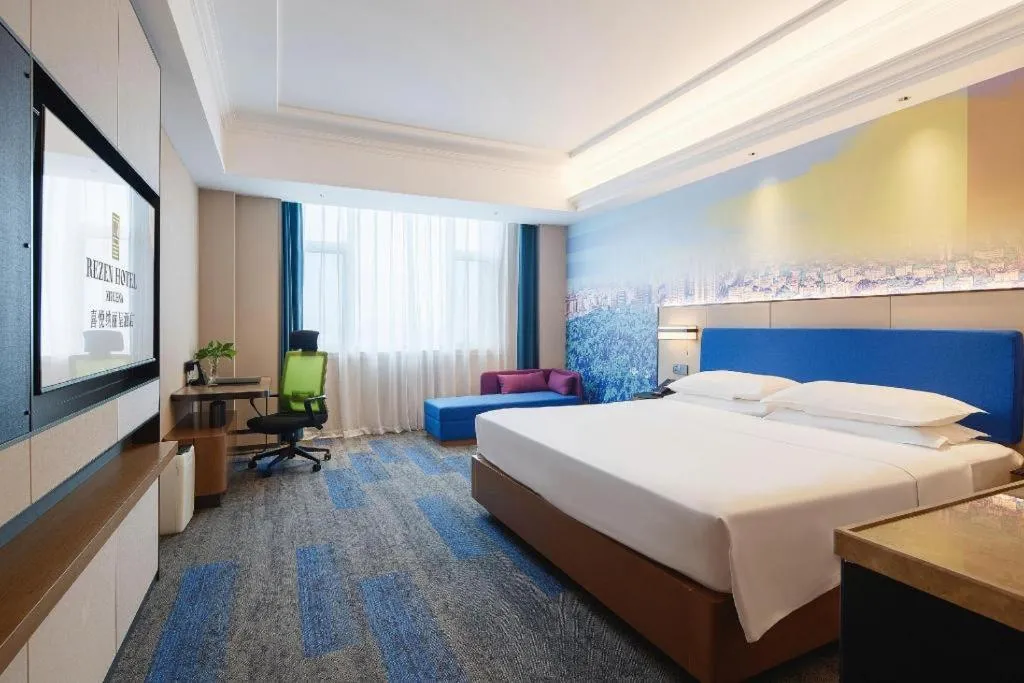 Bed in Vienna Hotel Qingdao Jiaozhou Branch