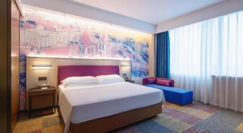Bed in Vienna Hotel Qingdao Jiaozhou Branch