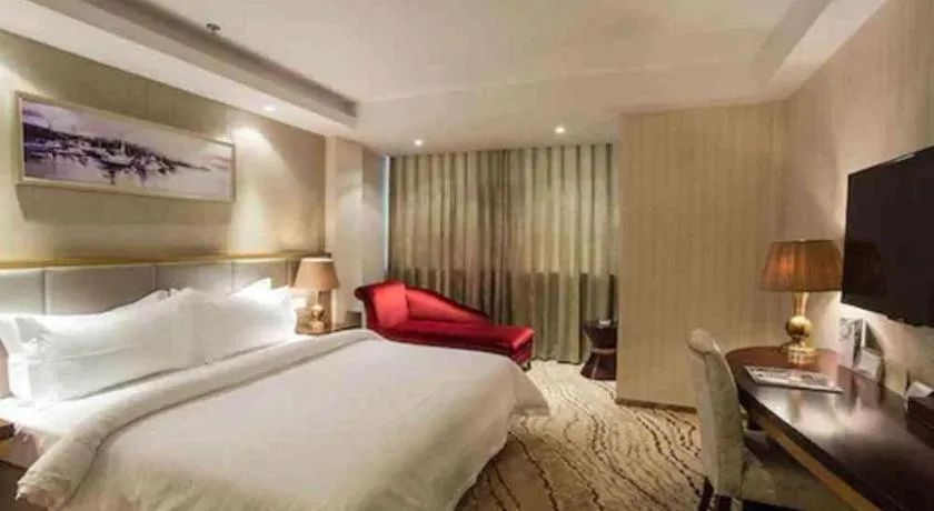 Bed in Jinjiang Metropolo Shanghai Minhang