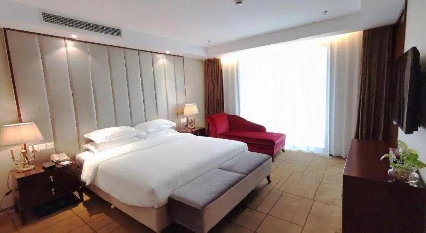 Bed in Jinjiang Metropolo Shanghai Minhang