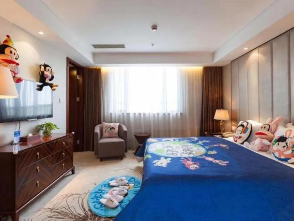 Bed in Jinjiang Metropolo Shanghai Minhang