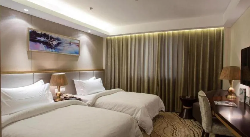 Bed in Jinjiang Metropolo Shanghai Minhang