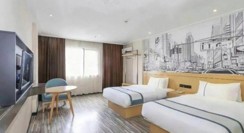 Bed in City Comfort Inn Beiliu Bus Terminal