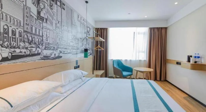 Bed in City Comfort Inn Beiliu Bus Terminal