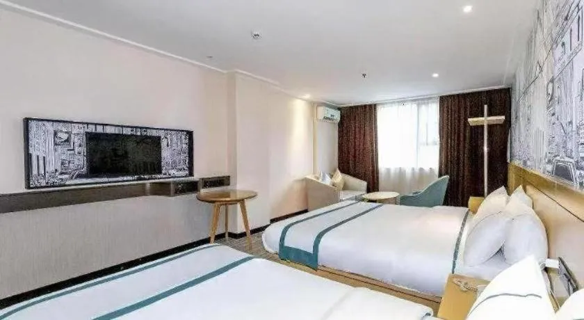 Bed in City Comfort Inn Beiliu Bus Terminal