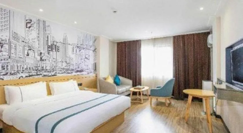 Bed in City Comfort Inn Beiliu Bus Terminal