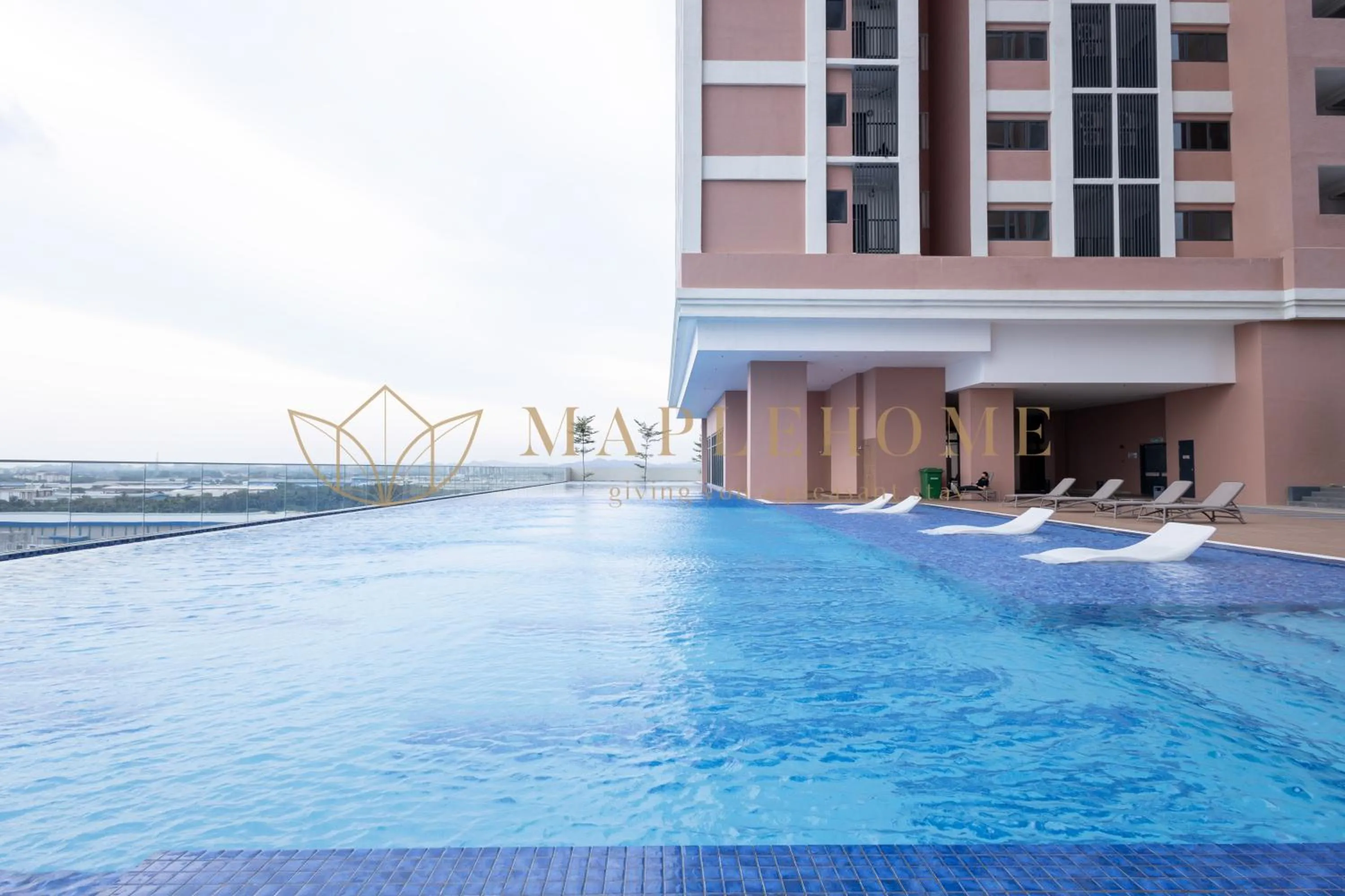 Swimming pool in EduSentral Premier Suites Setia Alam