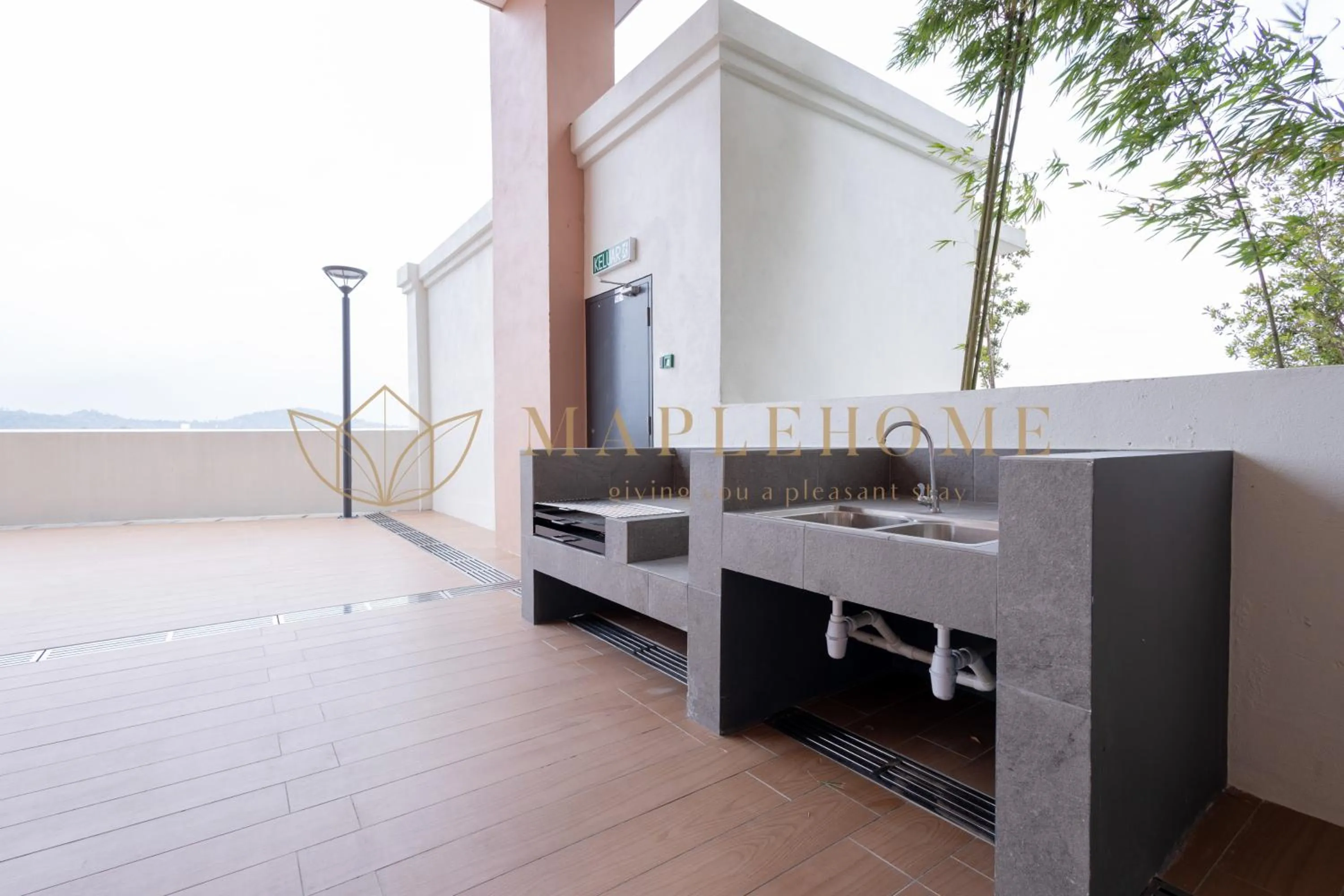 BBQ facilities in EduSentral Premier Suites Setia Alam