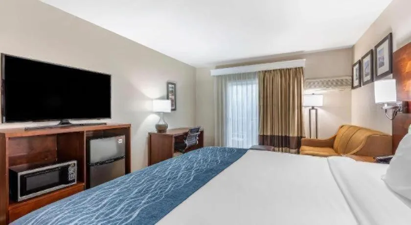 Bed in Comfort Inn Escondido San Diego North County